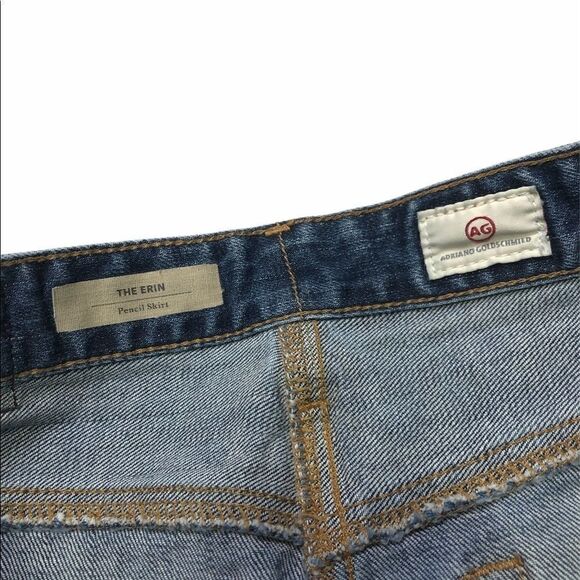 AG Erin The Pencil Skirt Distressed - Picture 6 of 8